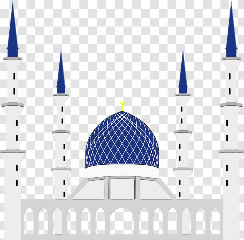 Sultan Salahuddin Abdul Aziz Mosque The Blue Hassan II Faisal - Place Of Worship - Islamic Art Transparent PNG