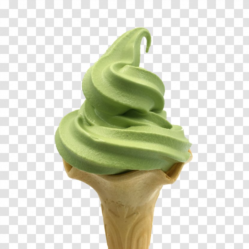 Pistachio Ice Cream Biscuit Roll Matcha - Green Tea - Flavor Transparent PNG