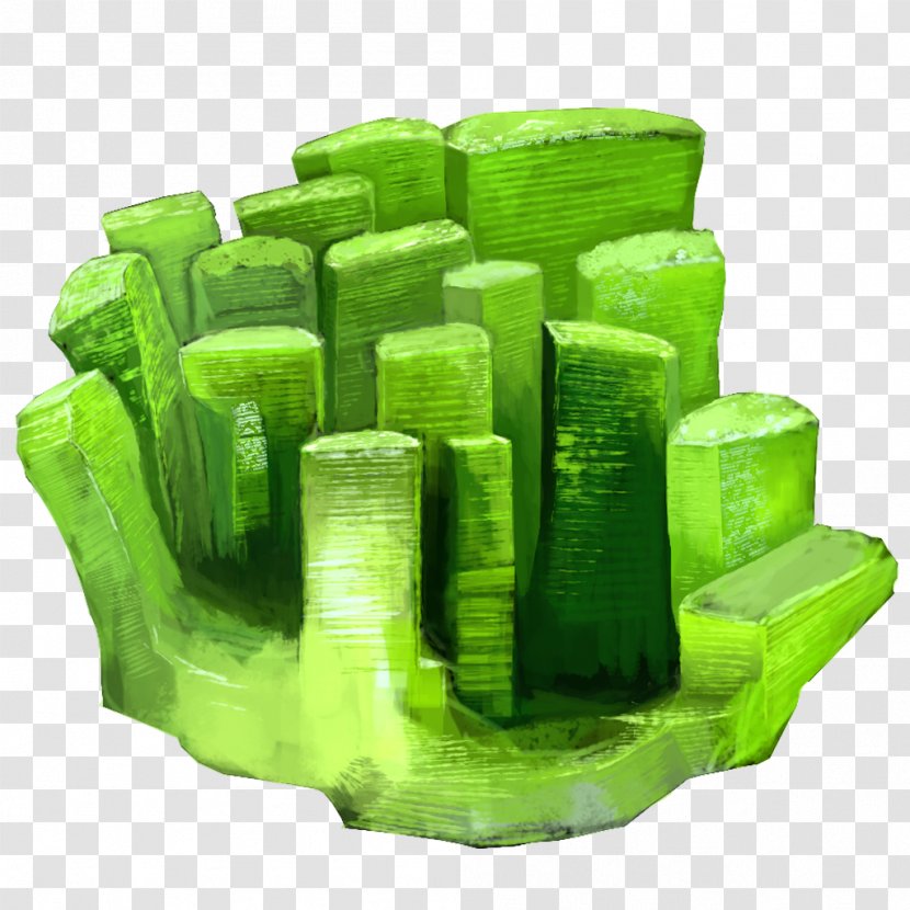 Pyromorphite Thumbnail - Green - Grass Transparent PNG