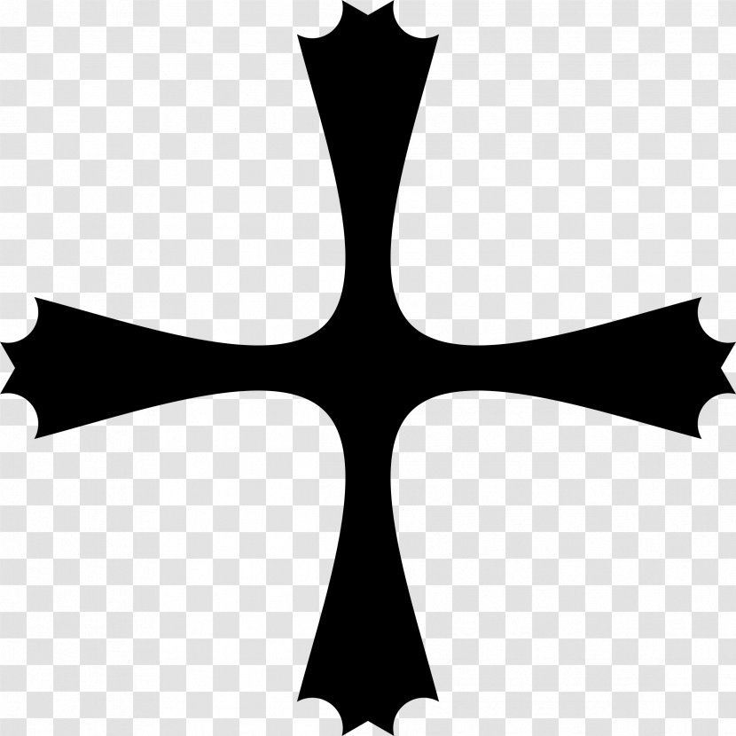 Crosses In Heraldry Clip Art - Silhouette - Cross Transparent PNG