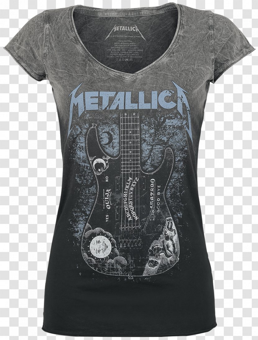 T-shirt Metallica Guitar Bändipaita - Fashion Transparent PNG
