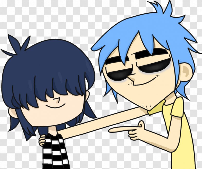 2-D Noodle Gorillaz Art - Cartoon - Flower Transparent PNG