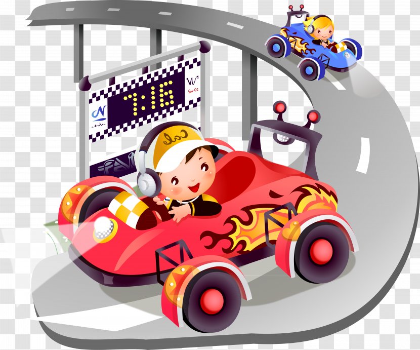 Children's Games Animation Clip Art - Photography - Cartoon Car Transparent PNG