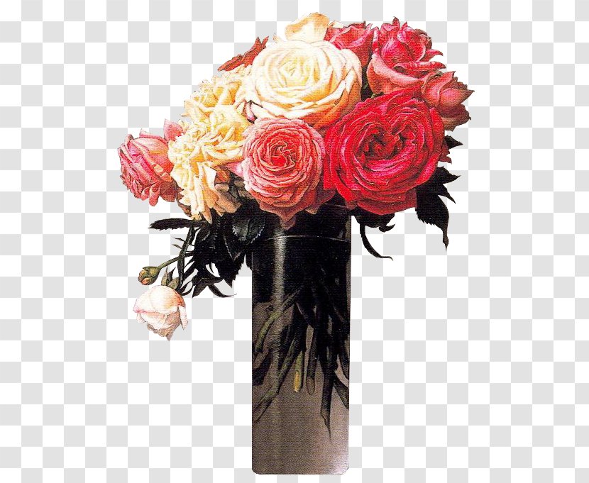 Garden Roses Floral Design Cut Flowers Flower Bouquet Vase Transparent PNG