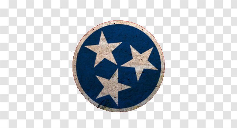 Flag Of Tennessee T-shirt Volunteers Football Grand Divisions - Decal - Star Shield Transparent PNG