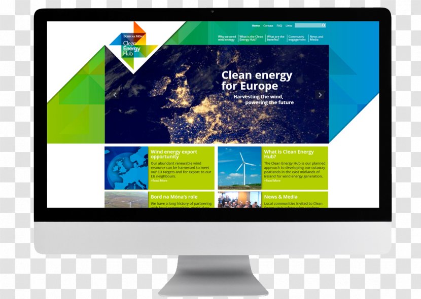 Roomthree Design Renewable Energy Graphic - Corporate Identity - Clean Transparent PNG