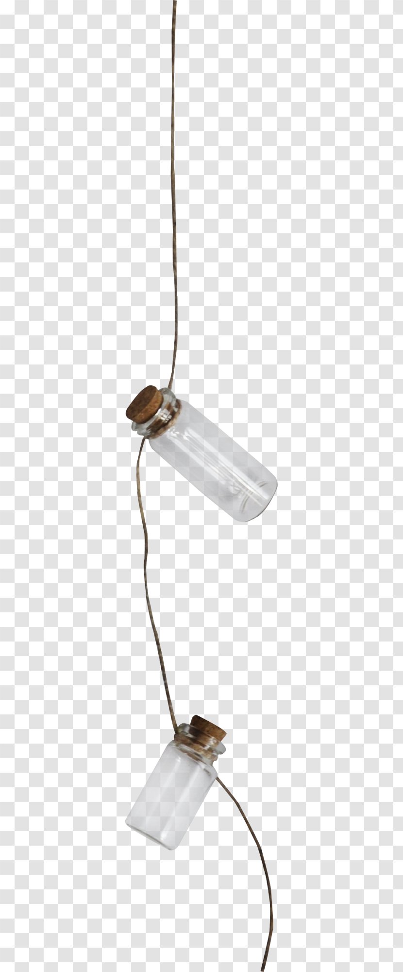 Light Fixture Angle Electric Ceiling - Lamp - Rope Bottles Transparent PNG