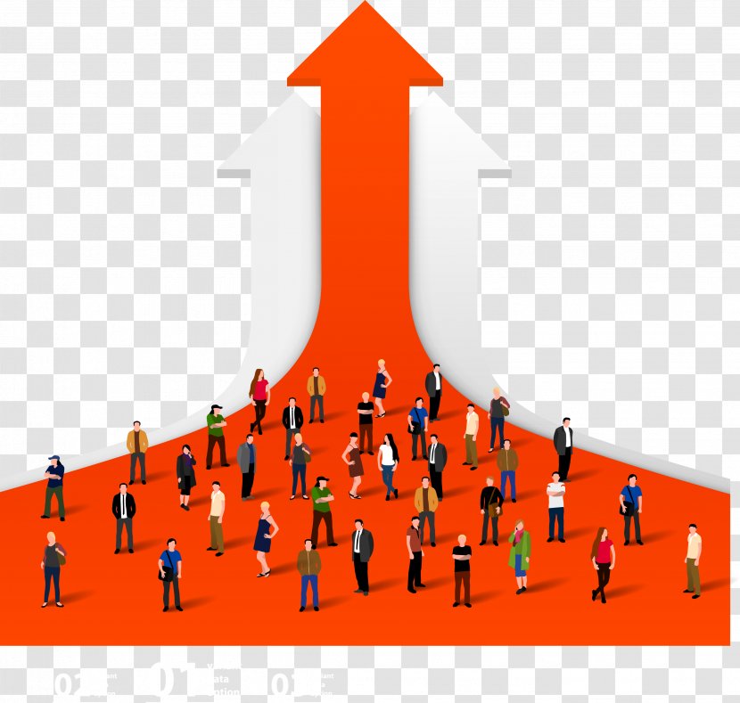 Crowd Illustration - Graphic Arts - Rising Material Transparent PNG