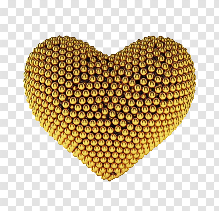 Heart Royalty-free Gold Transparent PNG