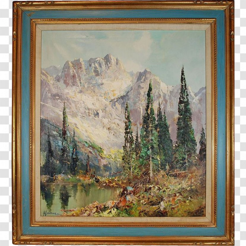 Watercolor Painting Art Oil - Tree - Landscape Paintings Transparent PNG