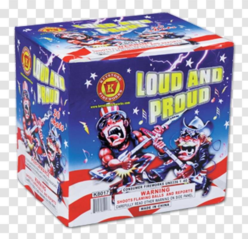 Keystone Fireworks Of Red Blue Cake - Bad To The Bone Transparent PNG