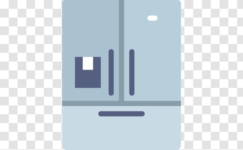 Refrigerator Icon - Rectangle - A Vertical Transparent PNG