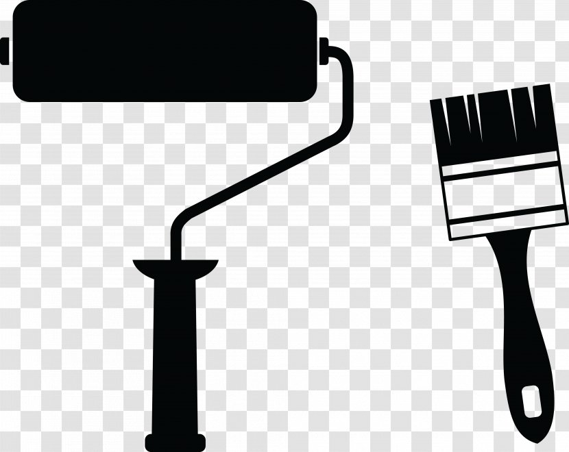 Paint Rollers Paintbrush Clip Art Transparent PNG