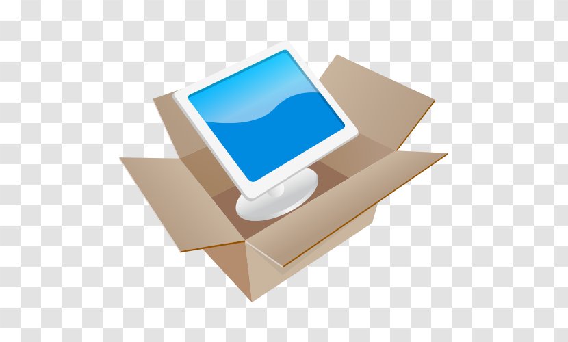 Paper Box Computer - Designer - Vector Creative Transparent PNG