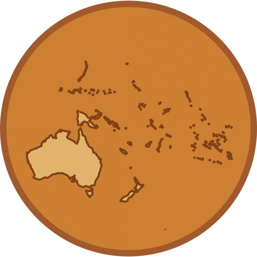 Brown Cartoon Animal Circle Font - Medal Transparent PNG