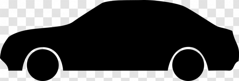 Black Car Automotive Design - Outline Transparent PNG