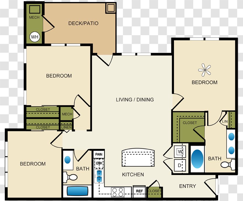 Floor Plan Avena Apartments Apartment Ratings Renting - For Rent Media Solutions Transparent PNG