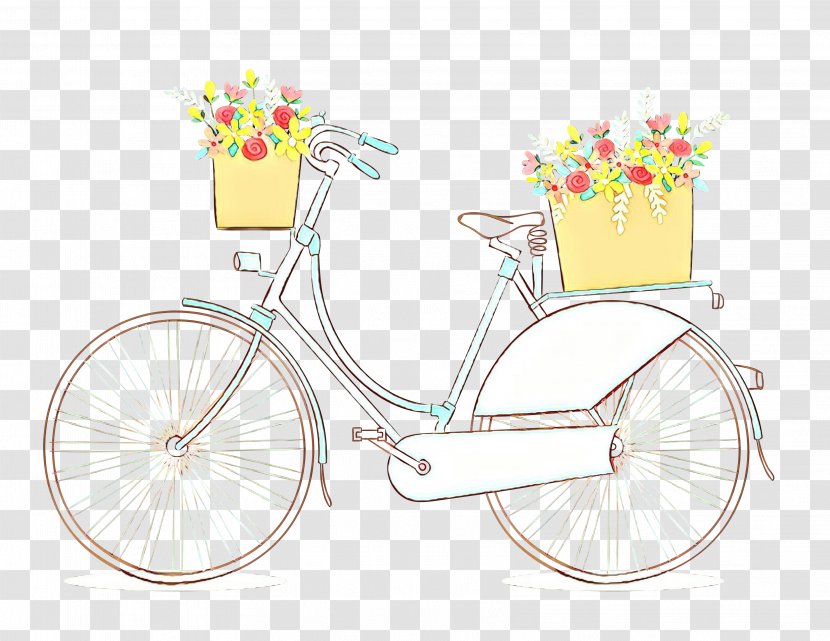 Bicycle Frames Wheels Hybrid Road - Basket - Part Transparent PNG