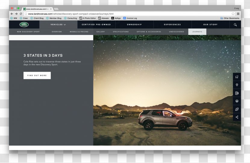 Screenshot Land Rover Photographer Vehicle Transparent PNG