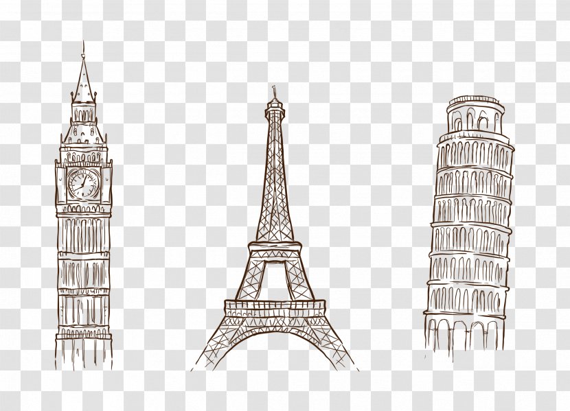 Eiffel Tower Architecture Design Vector Graphics Image - Euromillions Transparent PNG