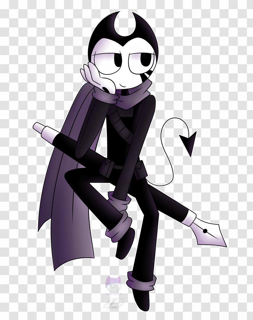 Bendy And The Ink Machine Drawing Video Games Sketch Cuphead - Deviantart - Demon Transparent PNG