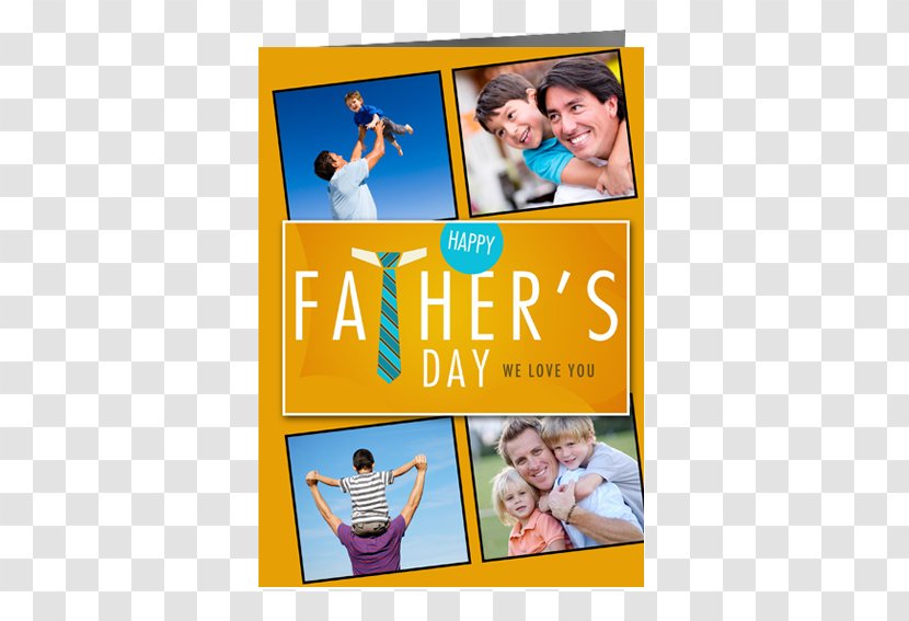 Printing Photographic Paper Canvas Print - Advertising - Fathers Day Card Transparent PNG