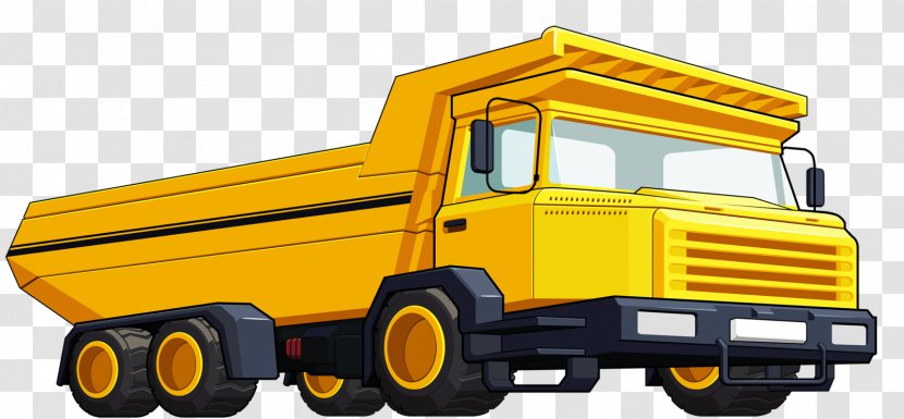 Dump Truck Vector Graphics Haul Illustration - Model Car Transparent PNG