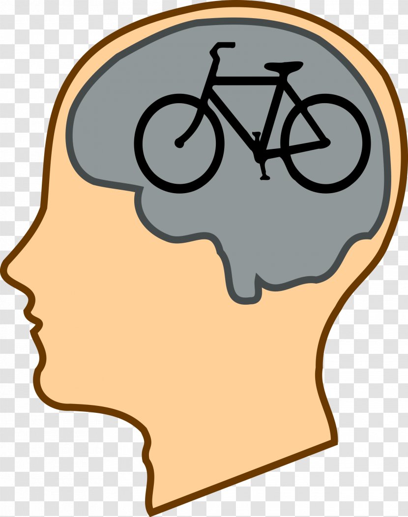 Bicycle Cycling Mountain Bike Clip Art - Pennyfarthing - Brain Transparent PNG