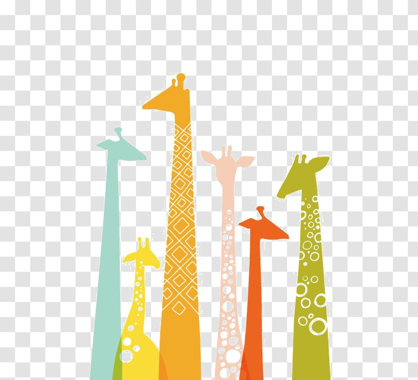 Giraffe Wall Decal Nursery Room Sticker - Infant - Cartoon Transparent PNG