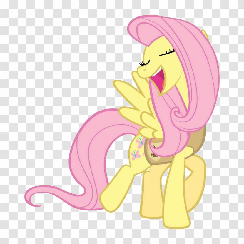 Fluttershy Pinkie Pie Rainbow Dash Applejack Rarity - Frame - Happy Pink Pony Transparent PNG