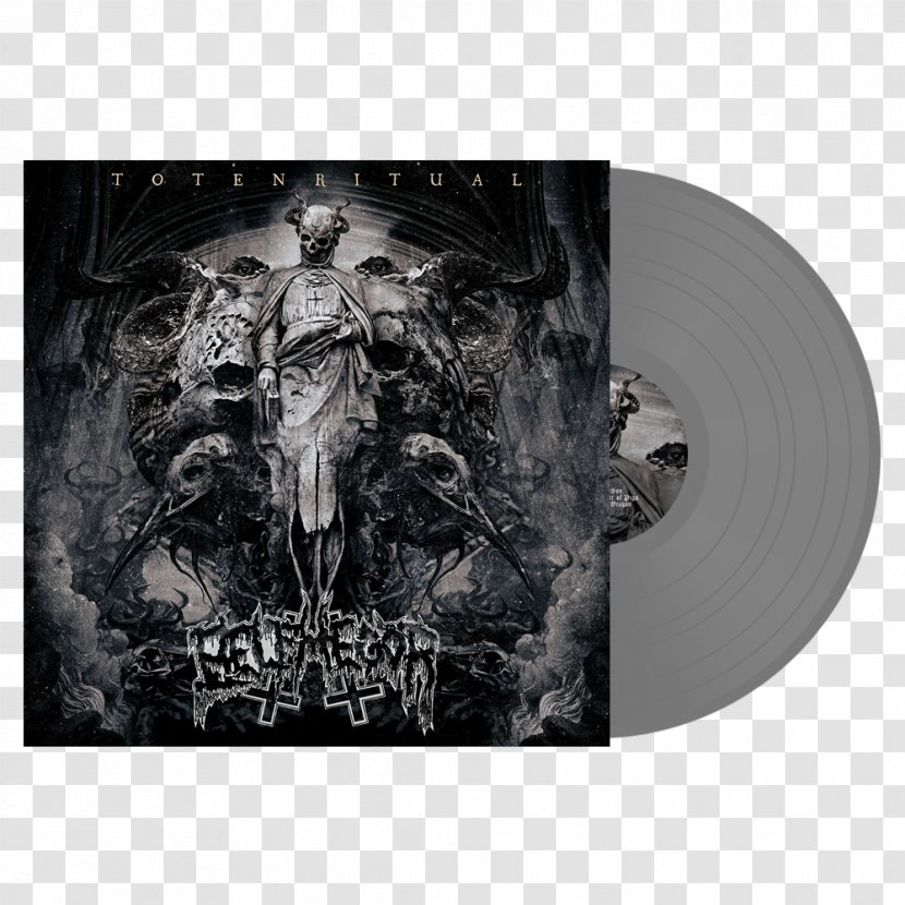 Belphegor Totenritual Nuclear Blast Phonograph Record Blackened Death Metal - Silhouette - Heart Transparent PNG