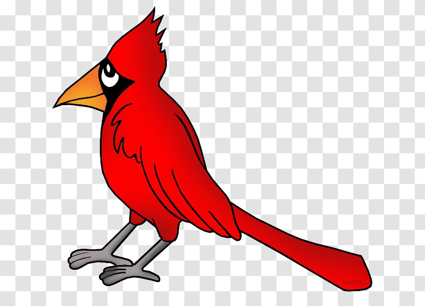Northern Cardinal Bird Clip Art - Wing Transparent PNG