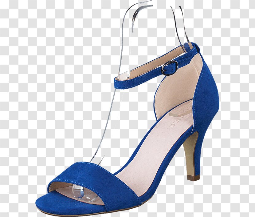 High-heeled Shoe Women Bianco Heel Sandal Blue - Tree Transparent PNG