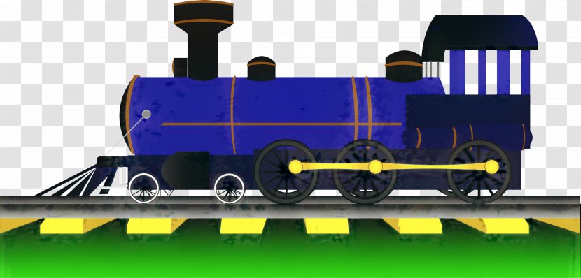 Train Cartoon - Wheel Steam Engine Transparent PNG