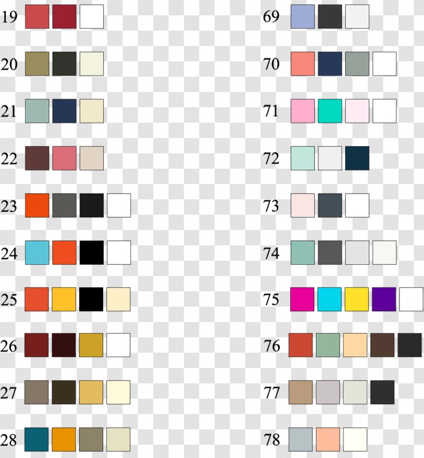Graphic Design Palette Color Scheme Coloring Book - Sherwinwilliams - Pallete Transparent PNG