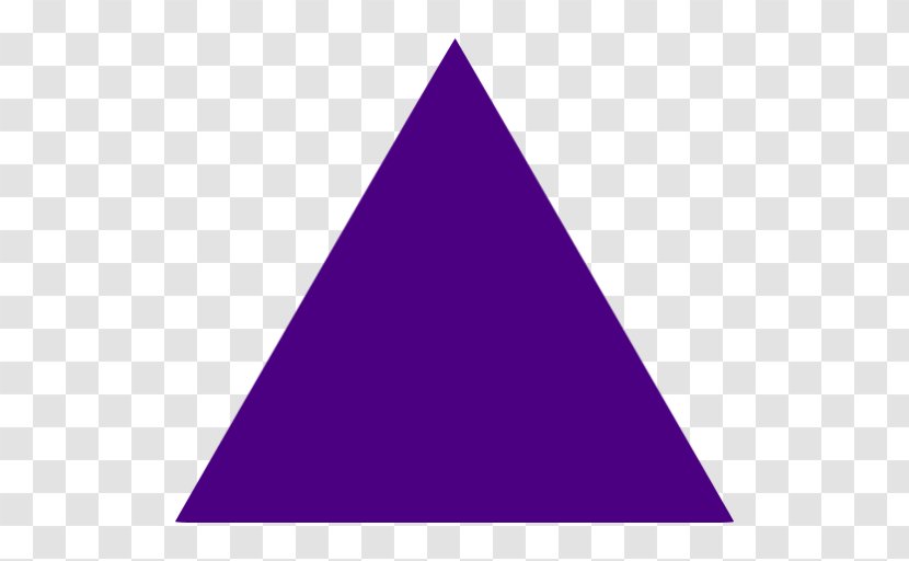 Triangle Geometry Violet Mulberry Geometric Shape - Blue Transparent PNG