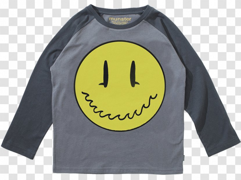Long-sleeved T-shirt Smiley Font - Yellow - Children Smile Transparent PNG