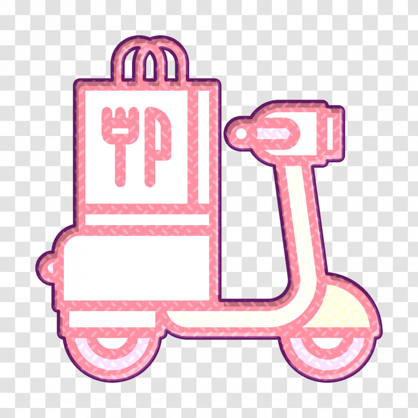Scooter Icon Food Delivery Icon Transparent PNG