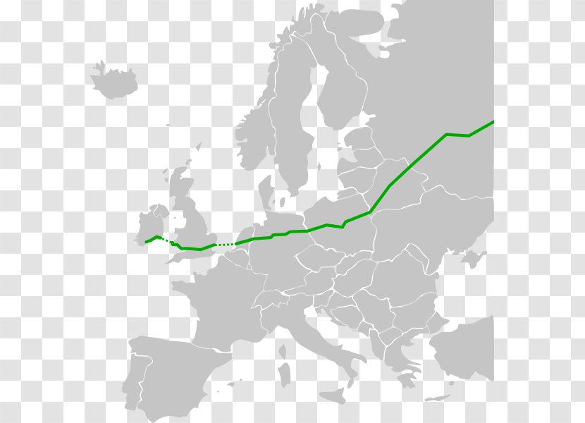 European Route E30 E06 E45 M4 Motorway Omsk - Road Transparent PNG