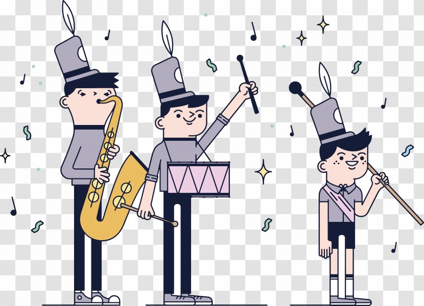 Cartoon Illustration - Flower - Band Performance Transparent PNG