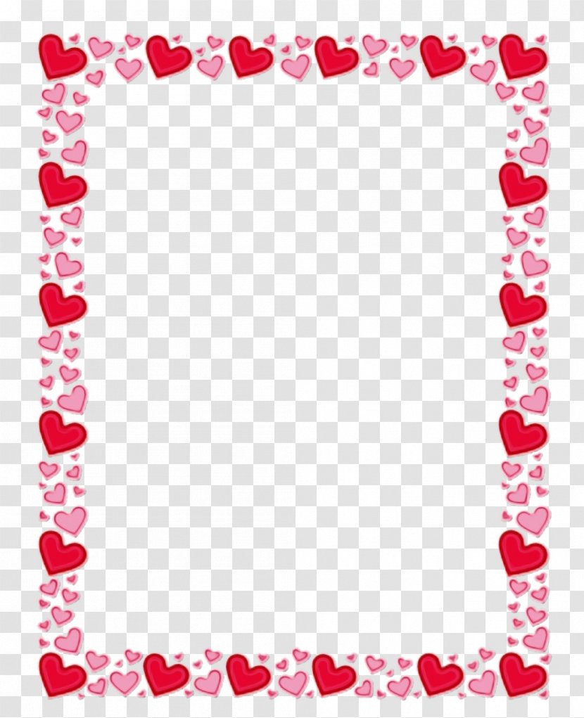 Valentines Day Border - Mother - Rectangle Picture Frame Transparent PNG