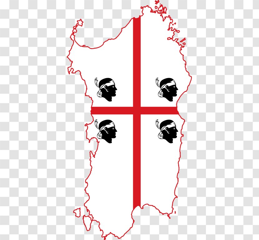 Flag Of Sardinia Regions Italy Sardinian People - Symmetry - Charles Albert Transparent PNG