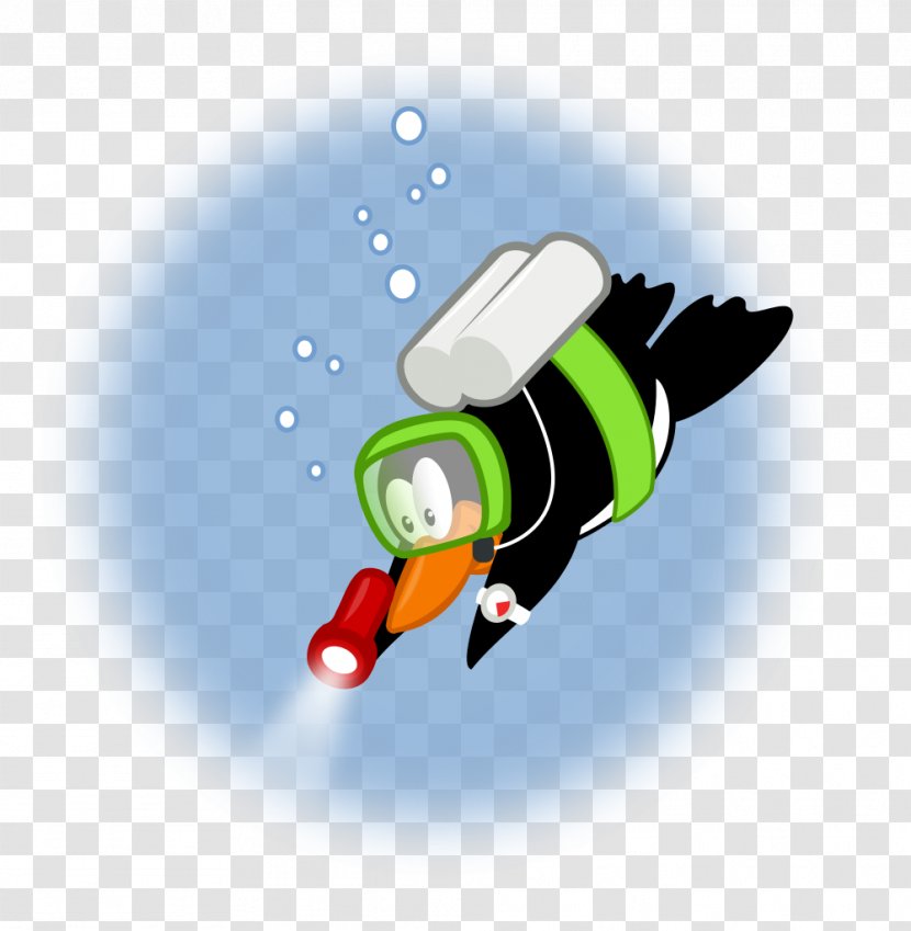 Clip Art Underwater Diving Scuba Openclipart Illustration - Rocket - Penguin Transparent PNG