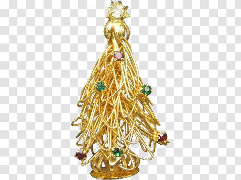 Christmas Ornament Jewellery Decoration Tree Gold - Holiday - Abstract Transparent PNG