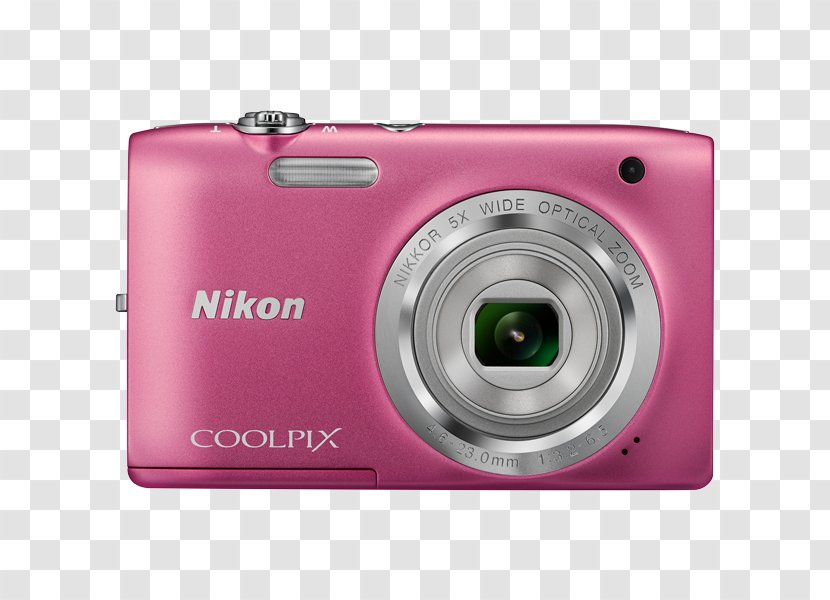 Nikon Coolpix S2800 20.1MP Digital Camera - Cameras Optics - Silver 20.1 MP Point & Shoot With 5X Point-and-shoot CameraCamera Transparent PNG