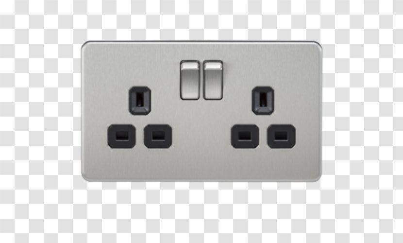 AC Power Plugs And Sockets Electrical Switches Latching Relay Electricity Legrand - Metal Transparent PNG