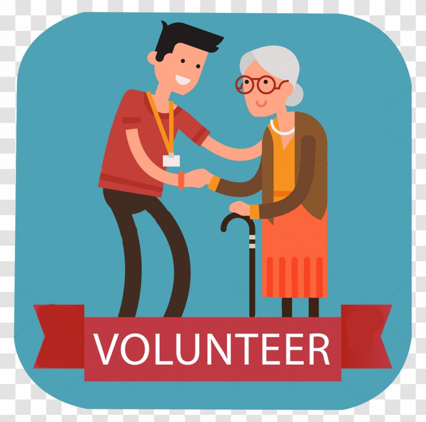 Old Age Aged Care Flat Design - Happiness - Thick Respect For The Elderly Transparent PNG