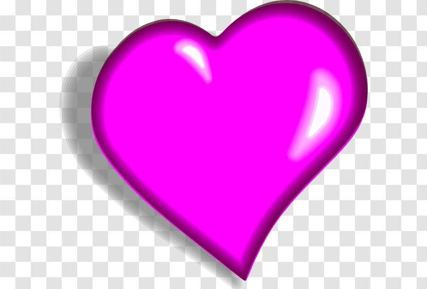 Heart Clip Art - Flower - Hot Pink Image Transparent PNG