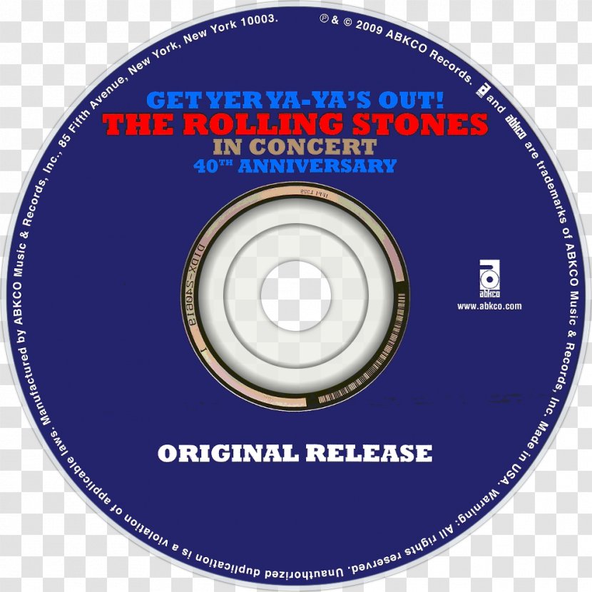 Compact Disc Get Yer Ya-Ya's Out! The Rolling Stones In Concert Album Let It Bleed - Silhouette - Tongue Transparent PNG