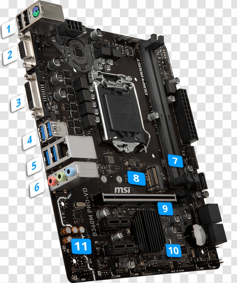 Intel Apple MacBook Pro LGA 1151 MicroATX Motherboard - Electronics Accessory - Circuitry Transparent PNG